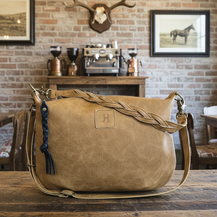 The Livingston - Leather Shoulder bag/Crossbody Sling – Jill's
