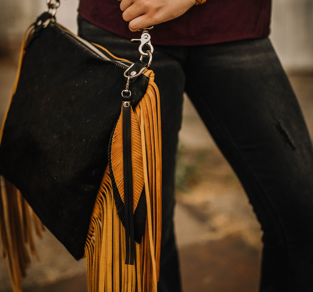 Feather Tassel Bag Clip