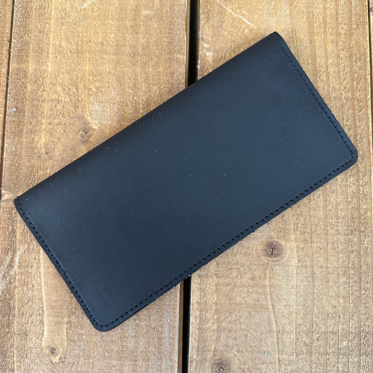 Checkbook Cover - Black