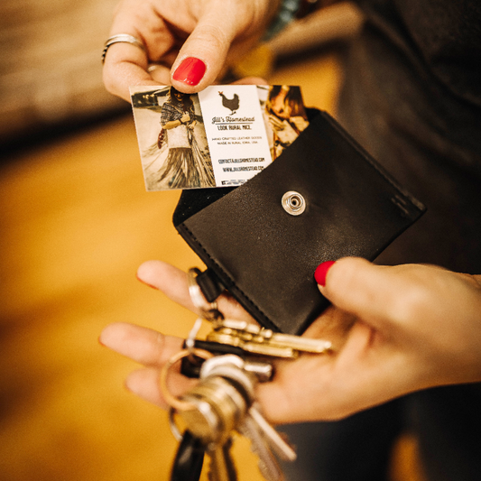 Keychain Cardholder - Black