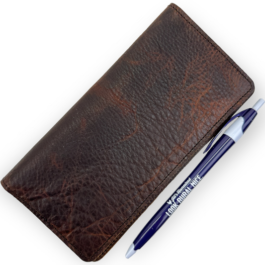 Checkbook Cover - Chestnut
