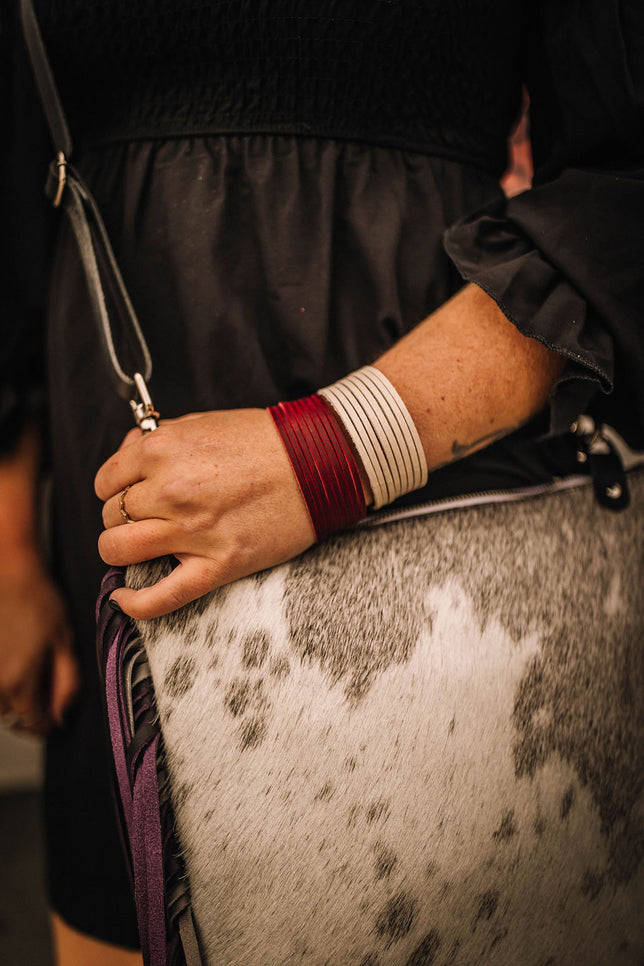 Laced Leather Cuff