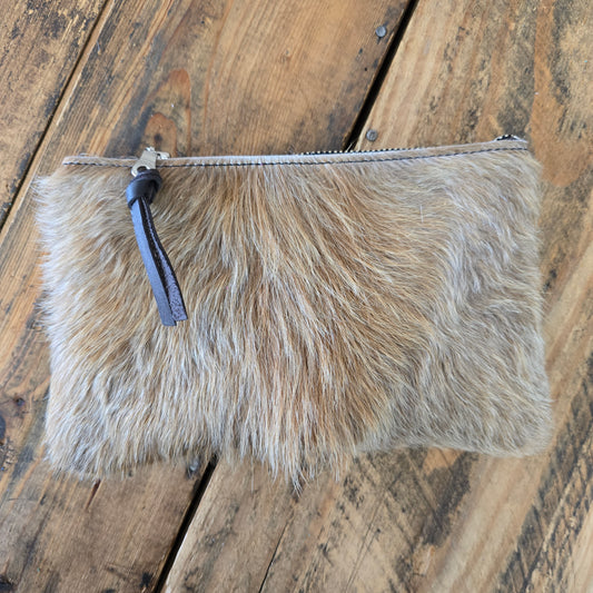 Small Cowhide Catchall (Gunmetal)