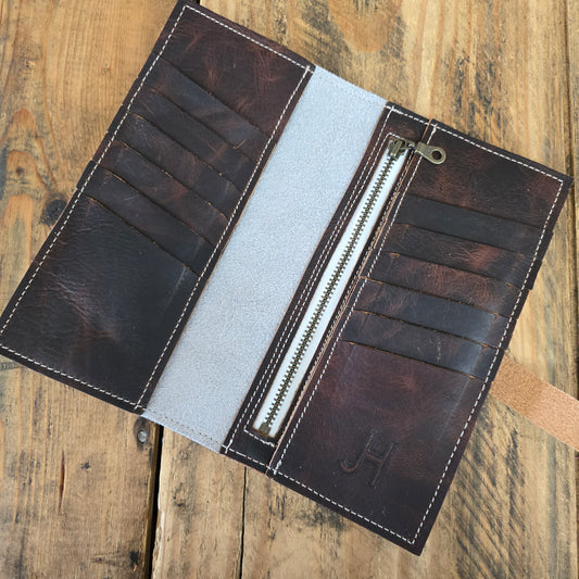 Cowhide Wallet (Chestnut)