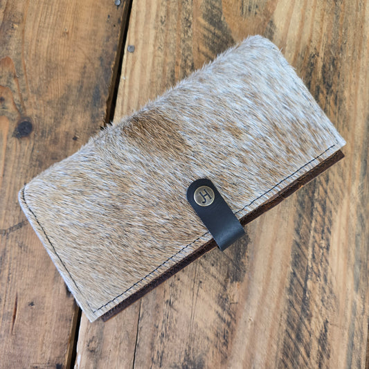 Cowhide Wallet (Rustic Brown)