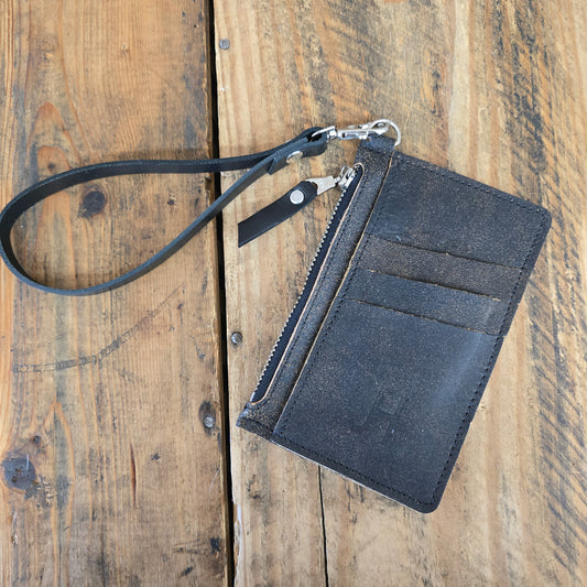 Modesto Clutch - Black & Tan