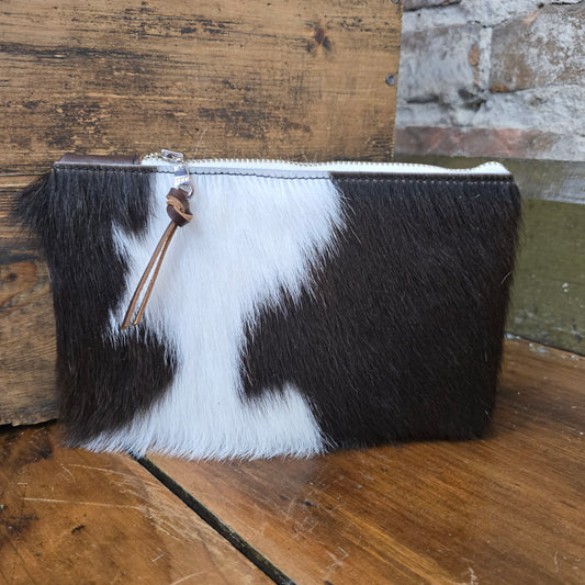 Small Cowhide Catchall (Mahogany)