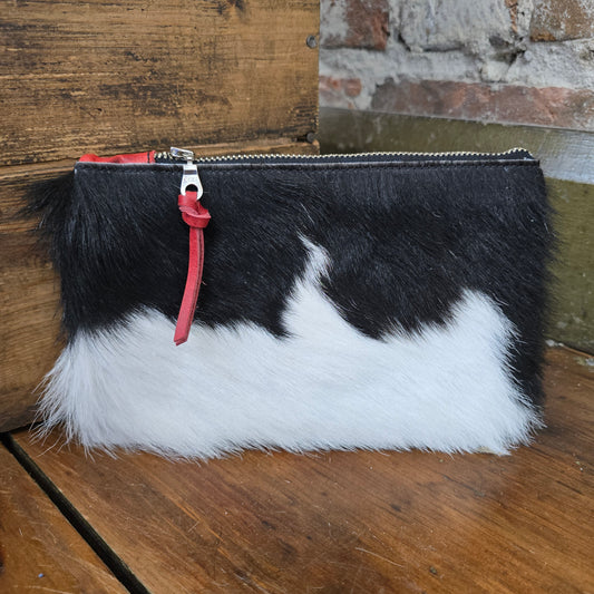 Small Cowhide Catchall (Charger Red)