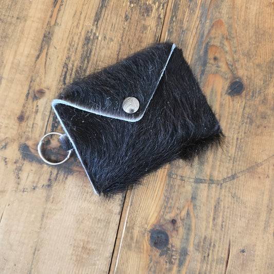 Cowhide Keychain Cardholder