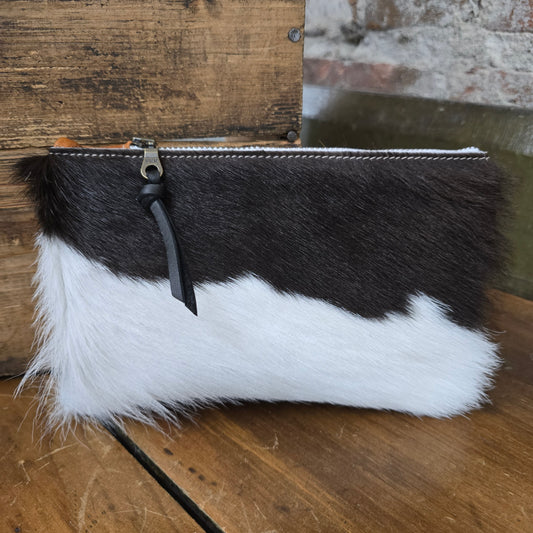 Small Cowhide Catchall (Dark Cognac)