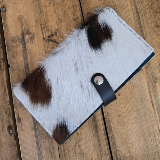 Cowhide Wallet (Blue Lagoon)