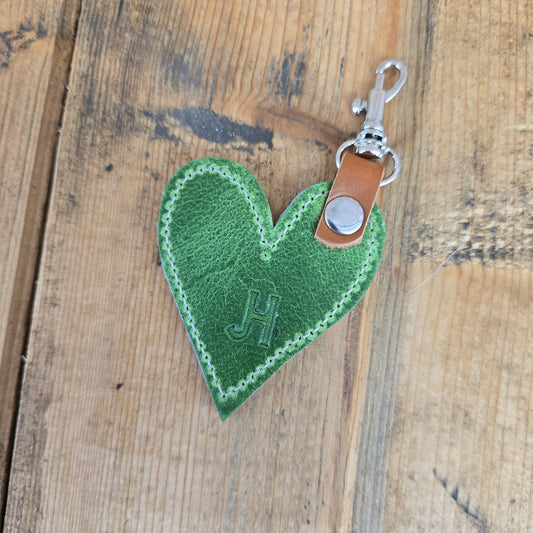 Heart Handbag Charm (Emerald)