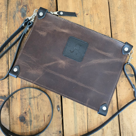 Uptown Clutch - Walnut