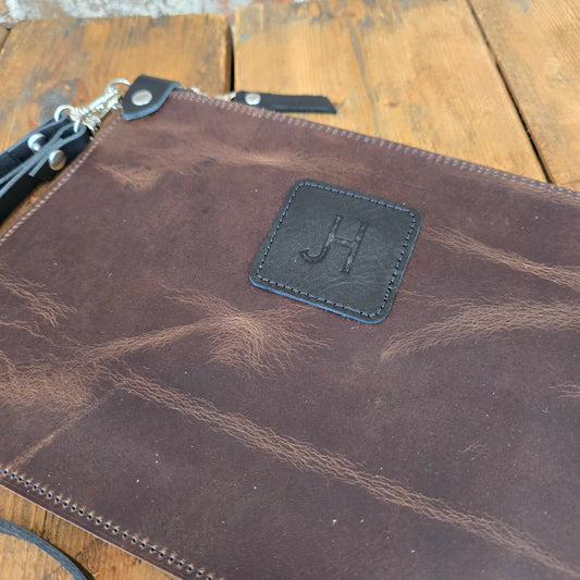 Uptown Clutch - Walnut