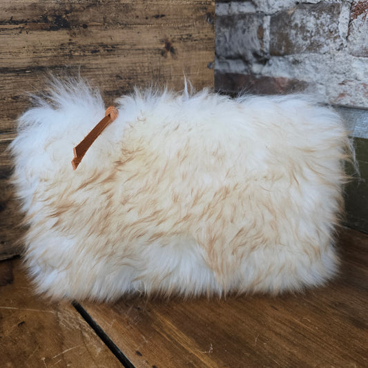 Small Sheepskin Catchall (Dark Cognac)