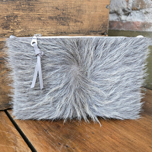 Small Cowhide Catchall (Slate)