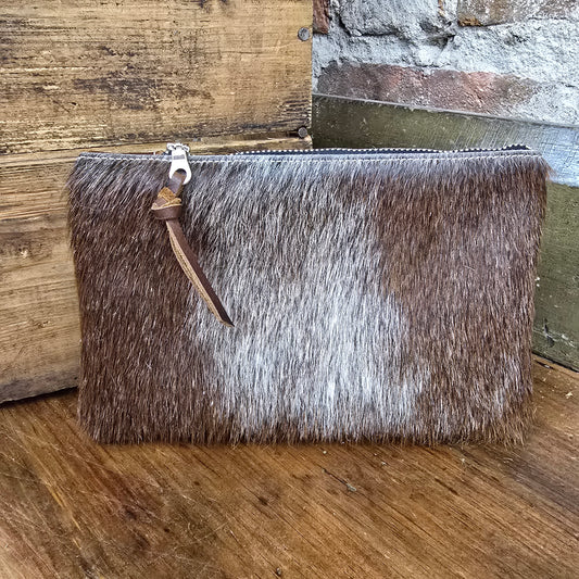 Small Cowhide Catchall (Chestnut)