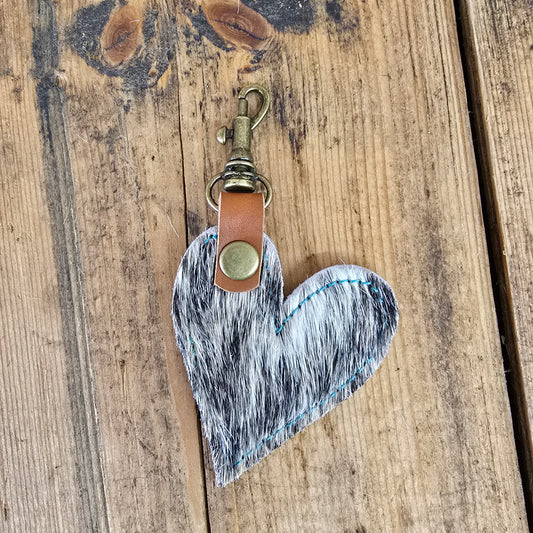 Heart Handbag Charm (Graffiti)