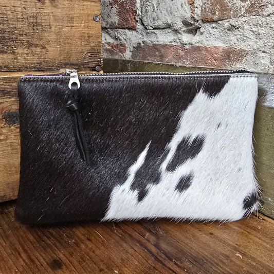 Small Cowhide Catchall (Plum)