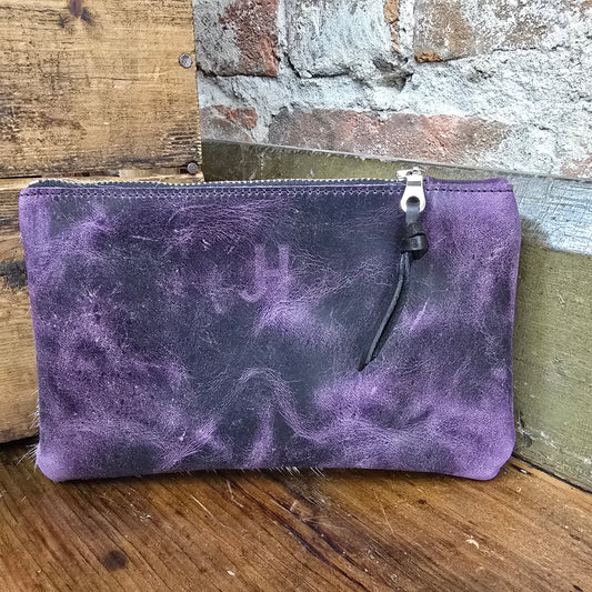 Small Cowhide Catchall (Plum)