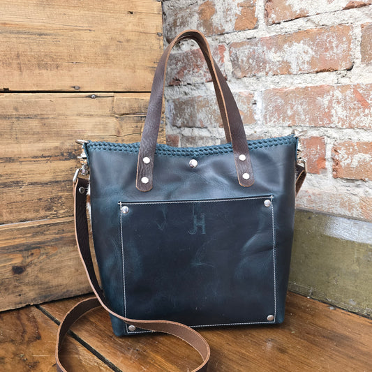 Shorty Tote (Dark Teal) JH07317