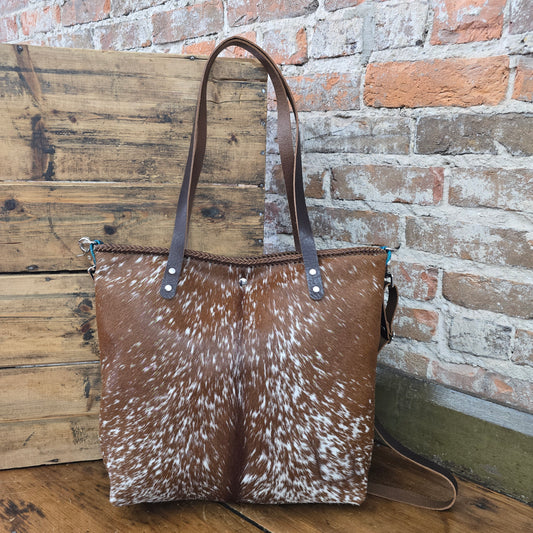 The Tote (Turquoise/Chestnut) JH088549