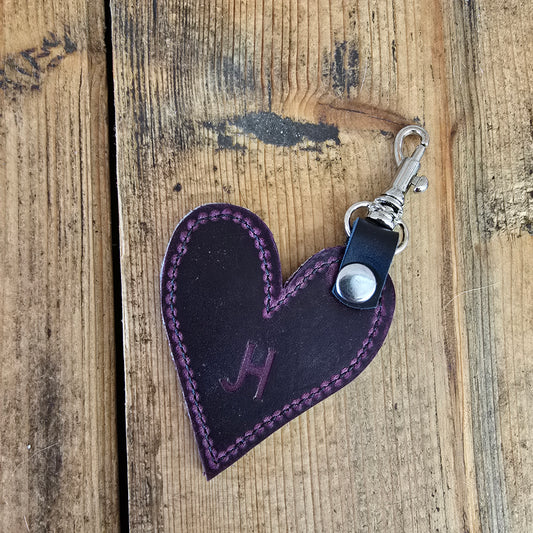 Heart Handbag Charm (Wine)