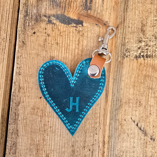 Heart Handbag Charm (Island Blue)