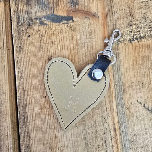 Heart Handbag Charm (Sand)