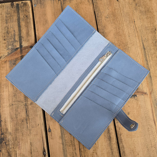 Cowhide Wallet (Denim)