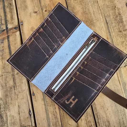 Cowhide Wallet (Caramel)