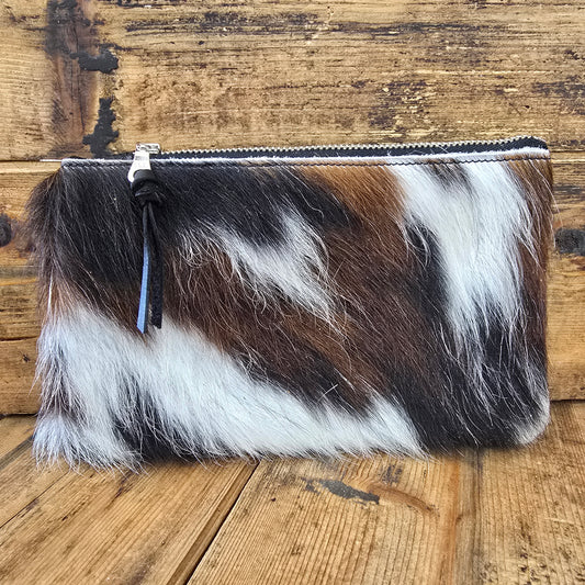 Small Cowhide Catchall (Black)