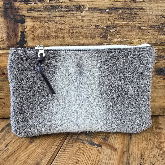 Small Cowhide Catchall (Black)