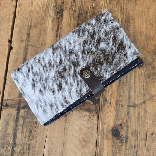 Cowhide Wallet (Navy)