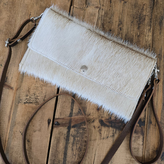 Carly Clutch (Denim)