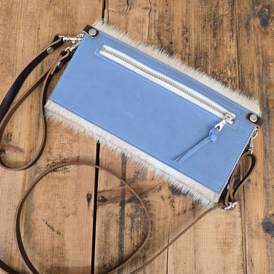 Carly Clutch (Denim)