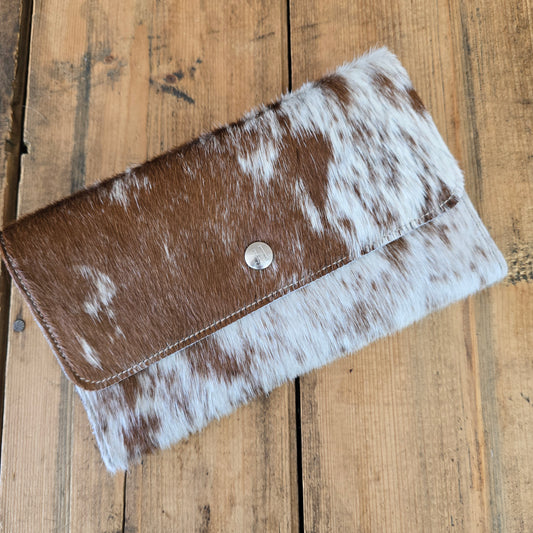 Cowhide Trifold Wallet (Rare Finds Brown)
