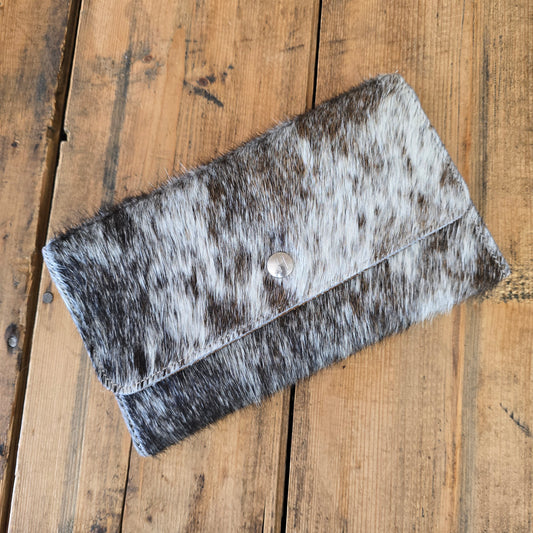 Cowhide Trifold Wallet (Chestnut)