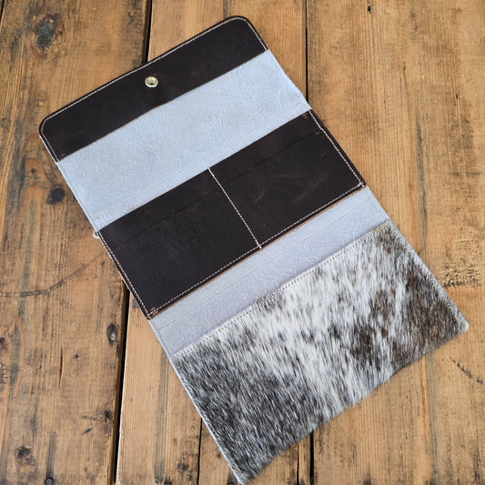 Cowhide Trifold Wallet (Chestnut)
