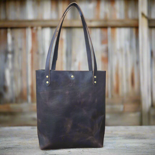 The Market Tote - Chestnut