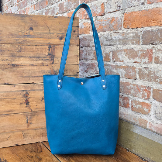 The Market Tote - Turquoise