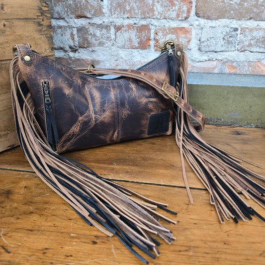 Goat Hide Tapadero (Caramel/Black) JH09213