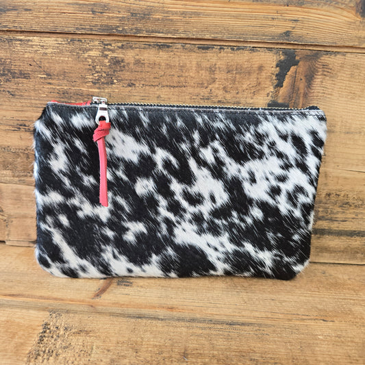 Small Cowhide Catchall (Charger Red)