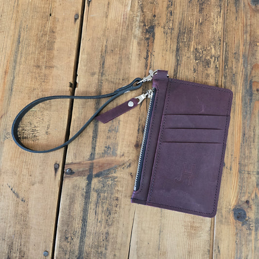 Cowhide Modesto Clutch (Rare Finds Wine)