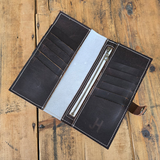 Cowhide Wallet (Chestnut)