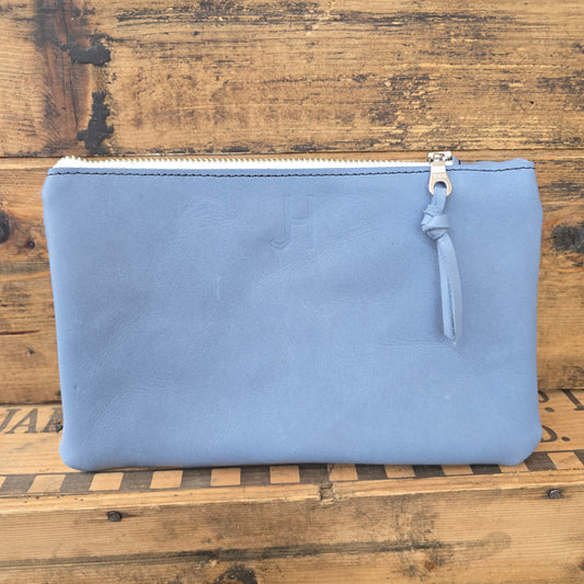 Small Cowhide Catchall (Denim)
