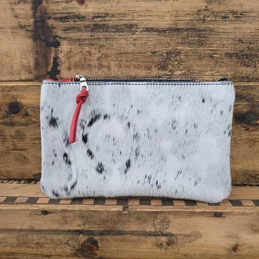 Small Cowhide Catchall (Charger Red)