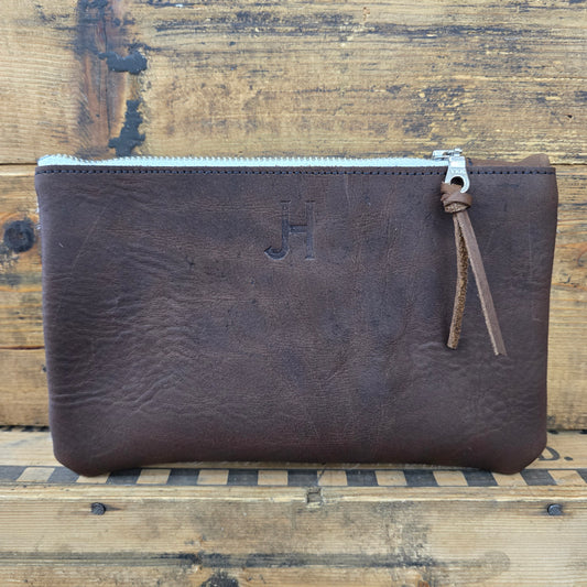 Small Cowhide Catchall (Rare Finds Brown)