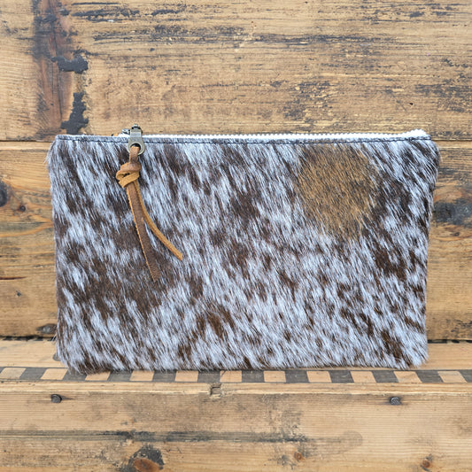 Small Cowhide Catchall (Rustic Brown)
