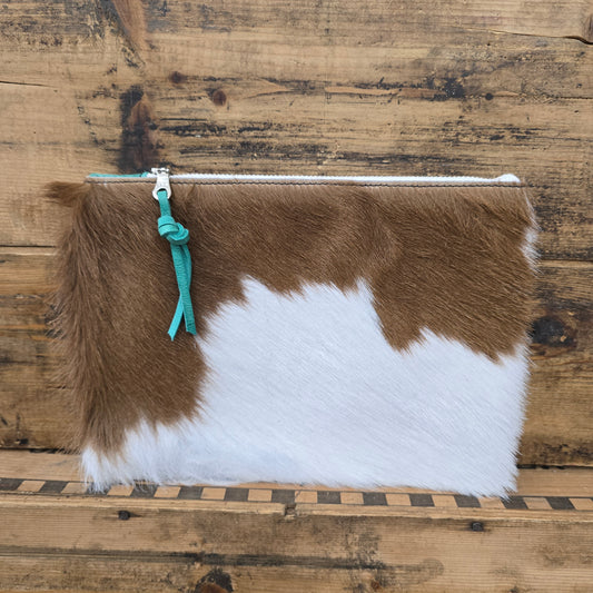 Medium Cowhide Catchall (Mediterranean)